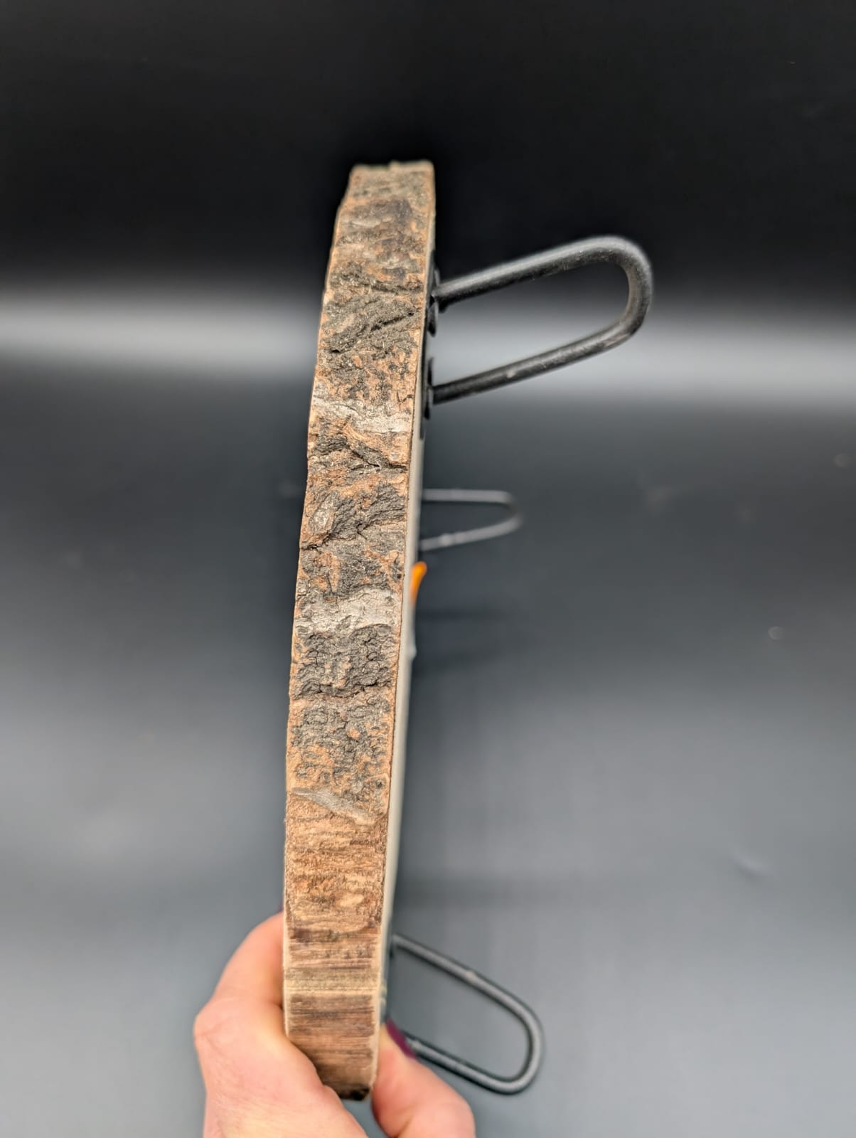 Holzteller mit Fuß