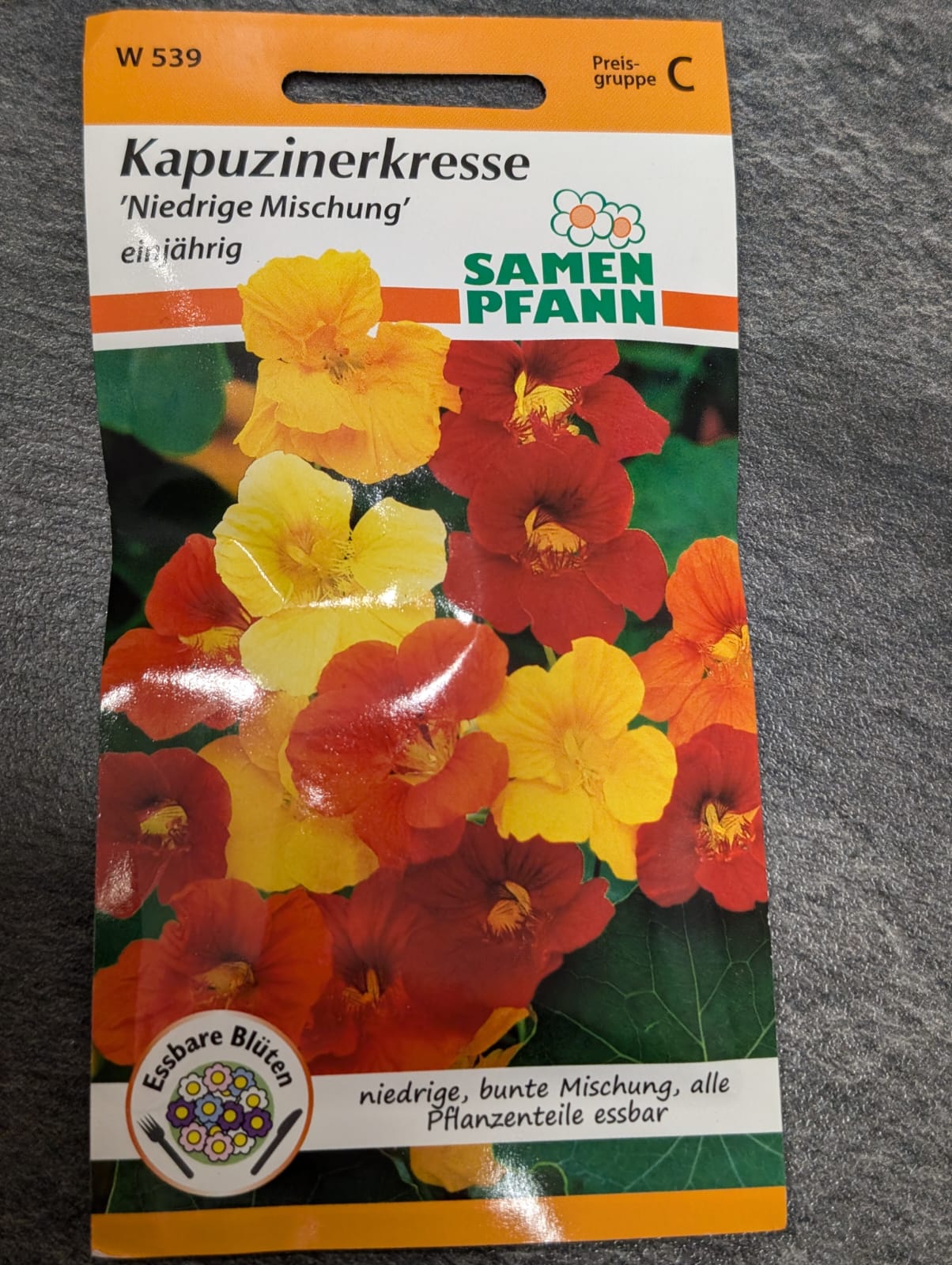 Kapuzinerkresse 'Niedrige Mischung'