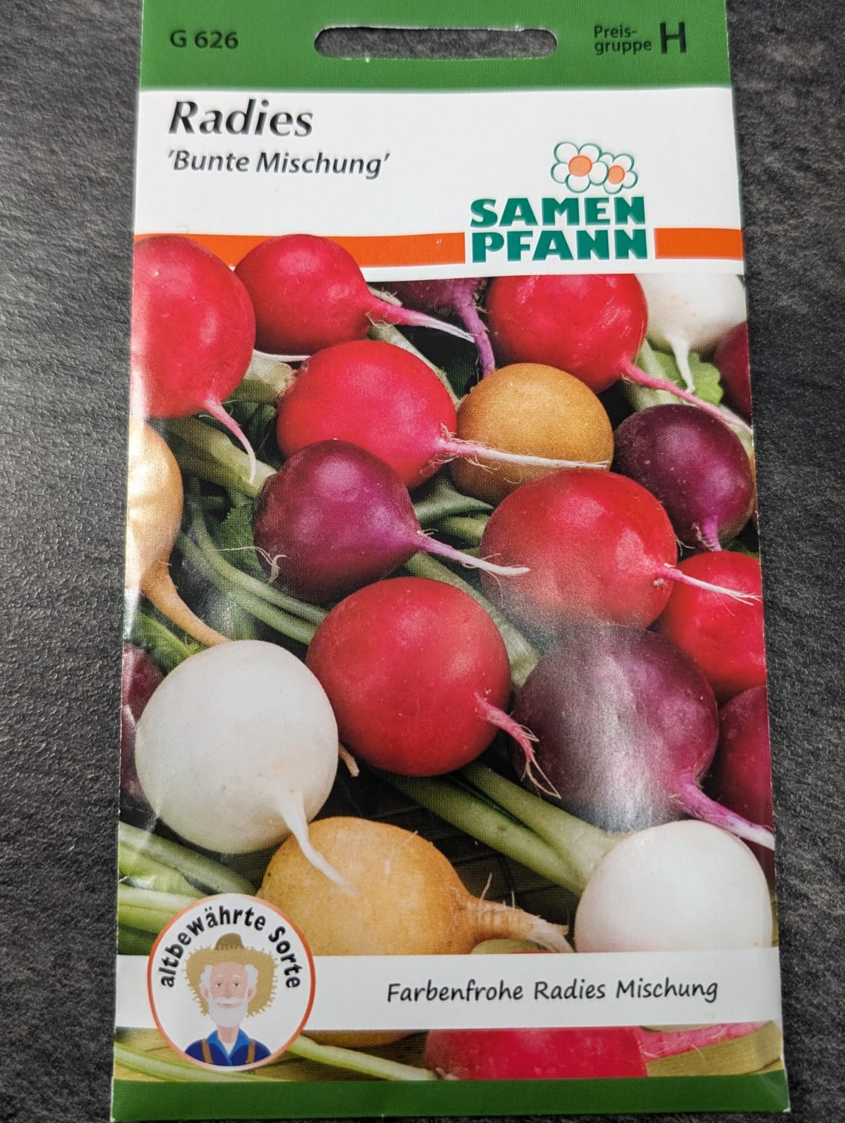 Radieschen in Sorten