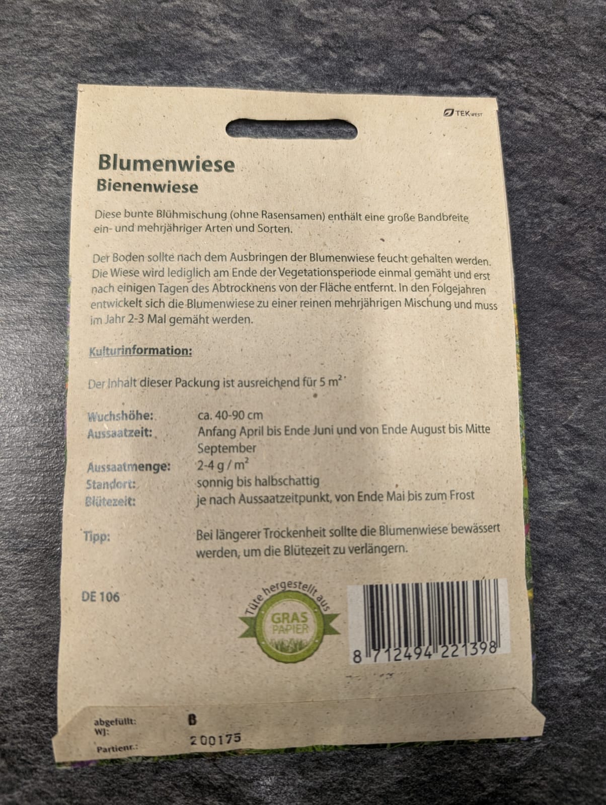 Blumenwiese 'Bienenweide'