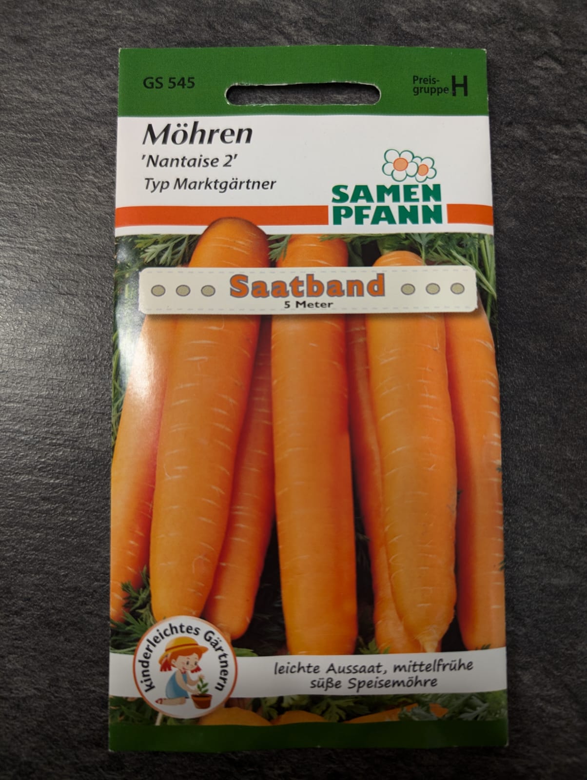 Möhren in Sorten