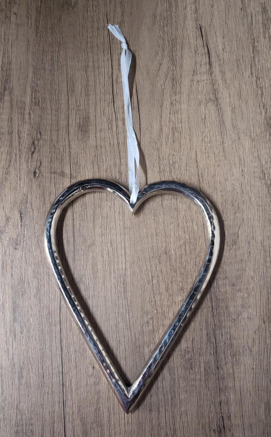 Metall-Herz Silber