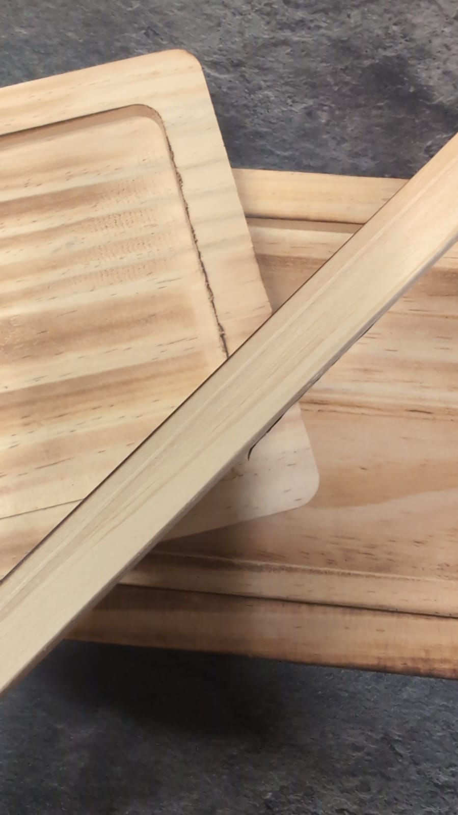 Holztablett in versch. Größen