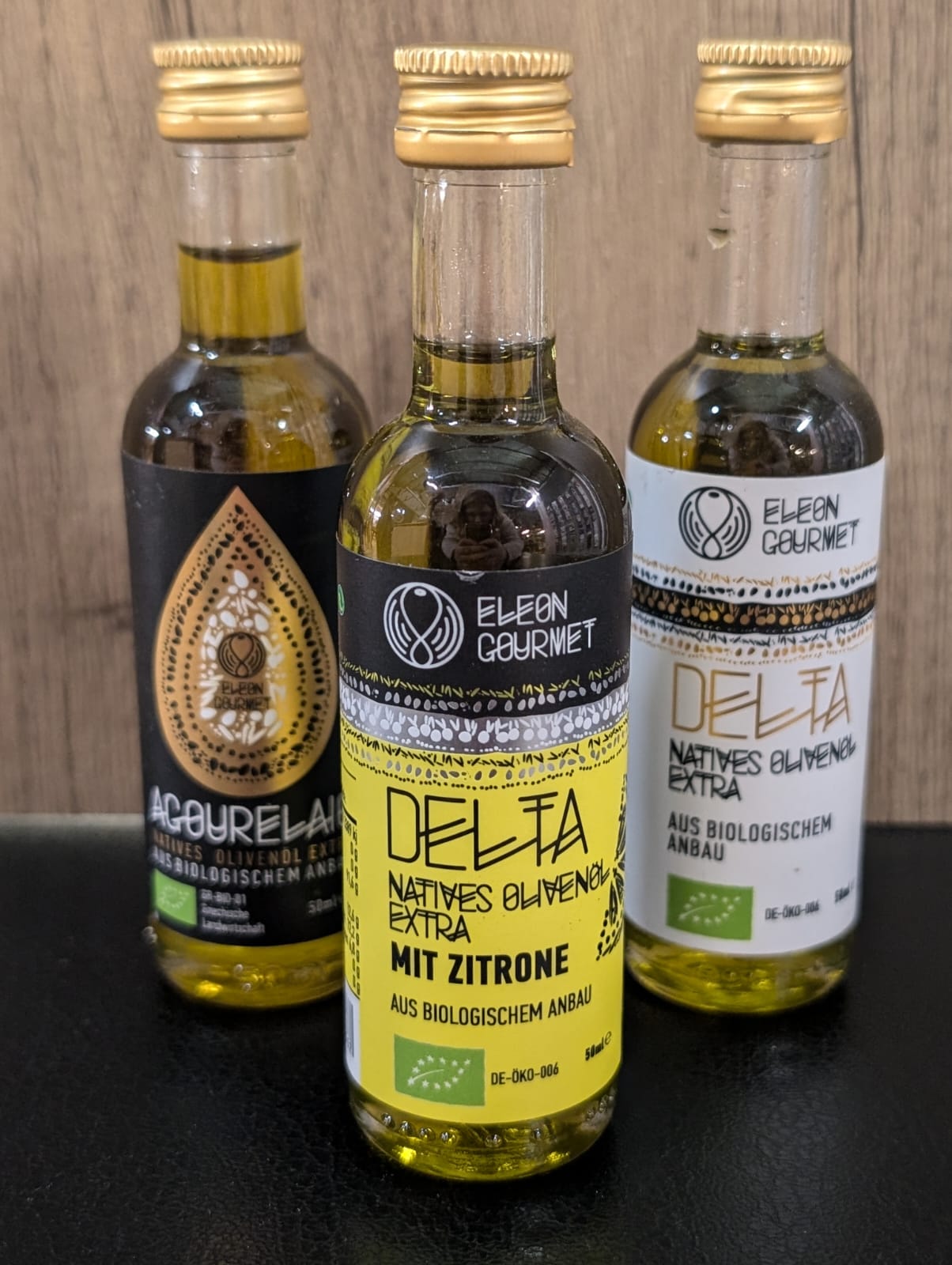 Kleines Natives Olivenöl Extra (Drei Varianten)