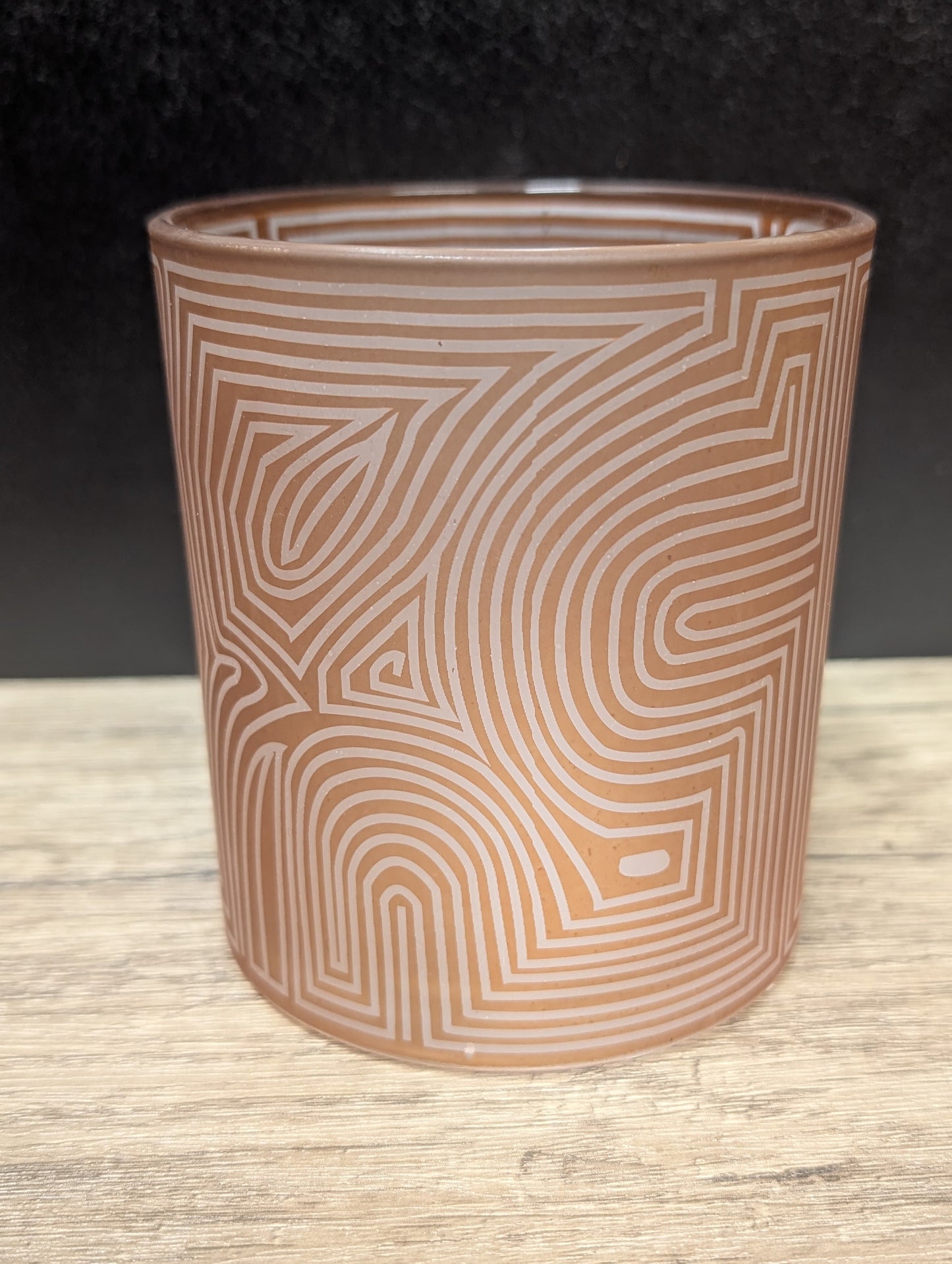 Ornamentglas - für Teelichter