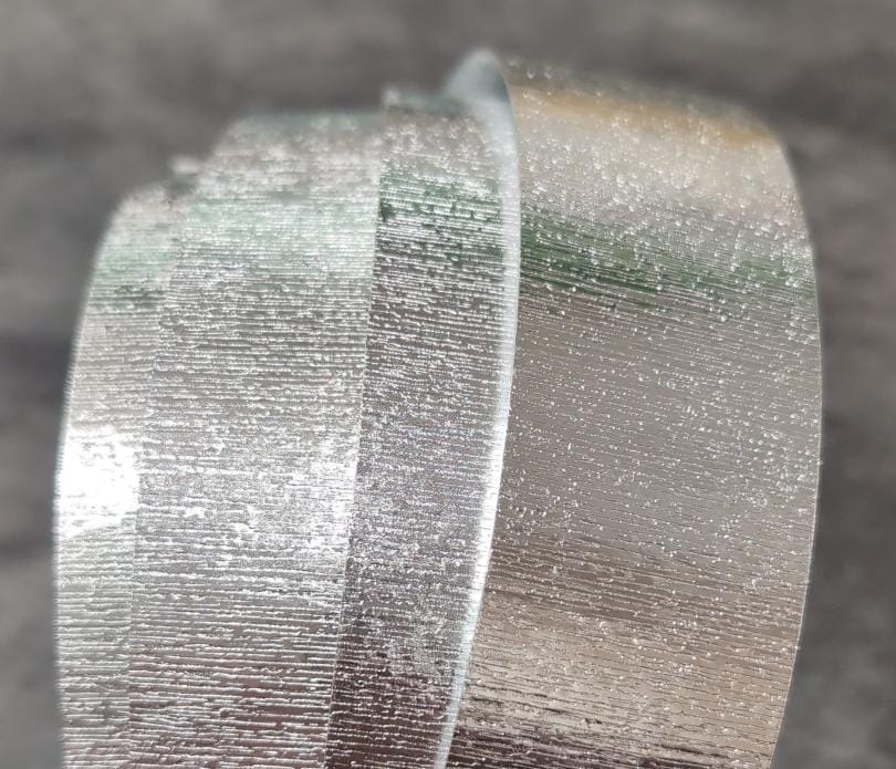 Alu-Flachdraht geprägt 3cm breit