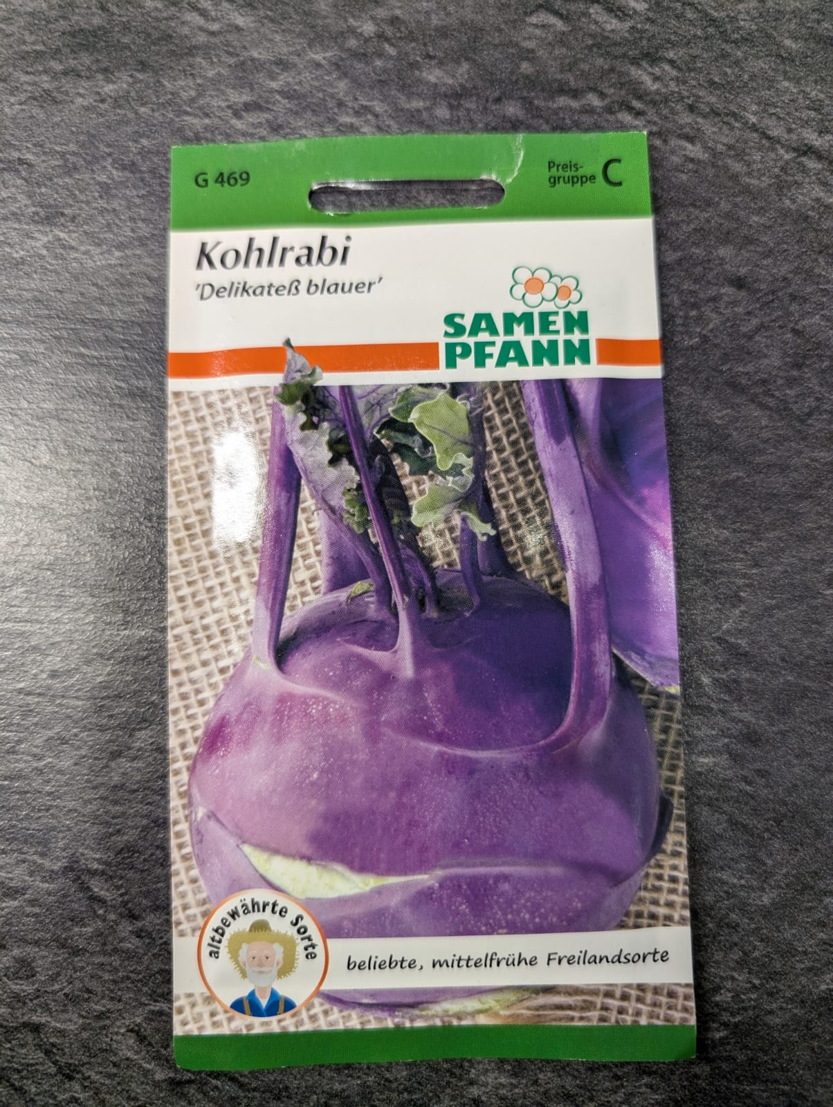 Kohlrabi in Sorten