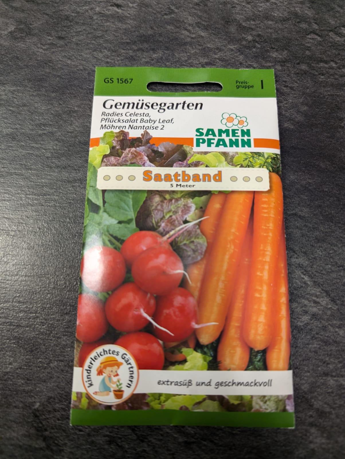 Gemüsegarten als Saatband