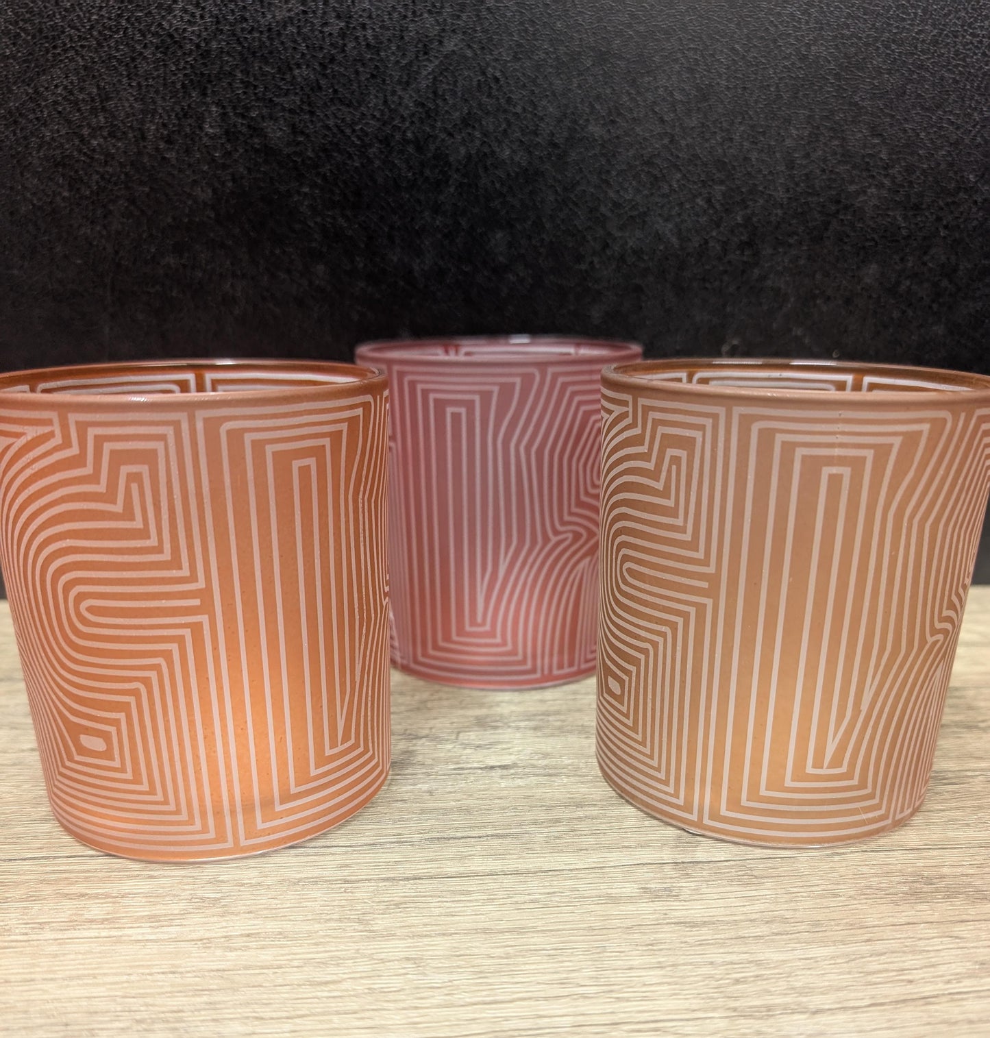 Ornamentglas - für Teelichter