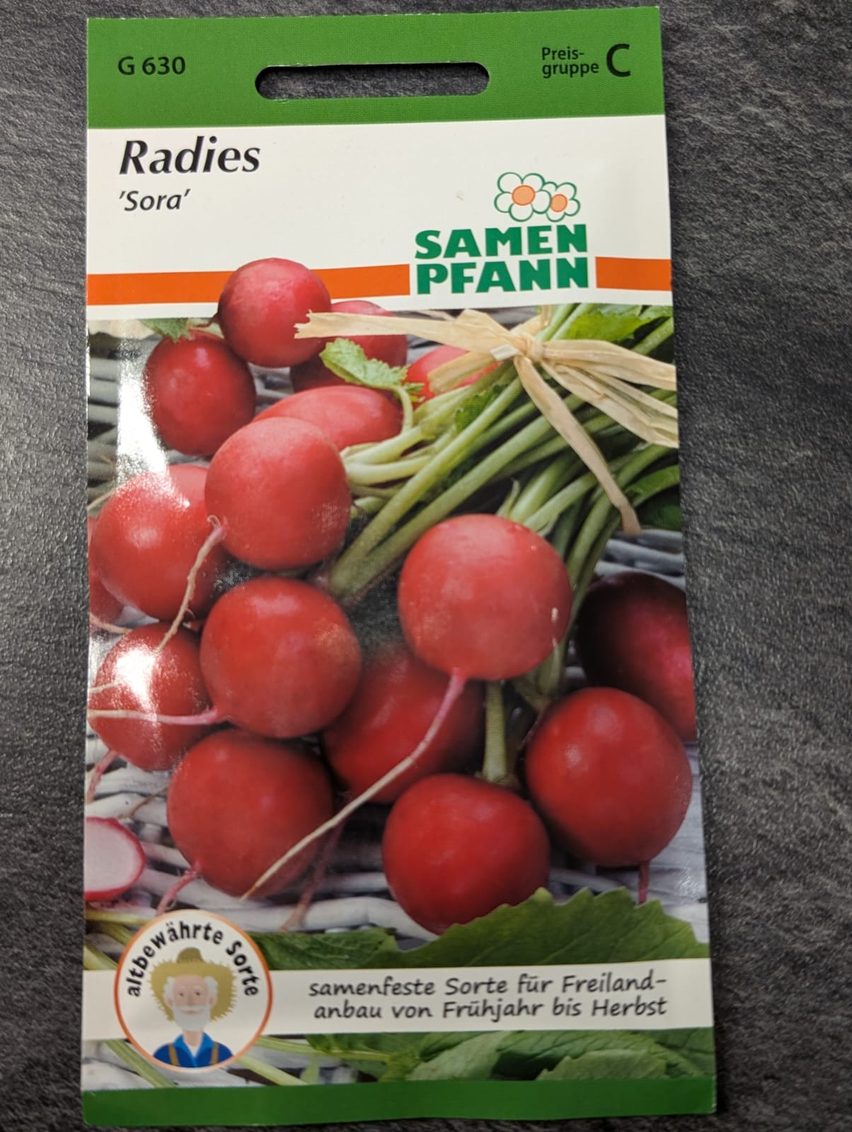 Radieschen in Sorten