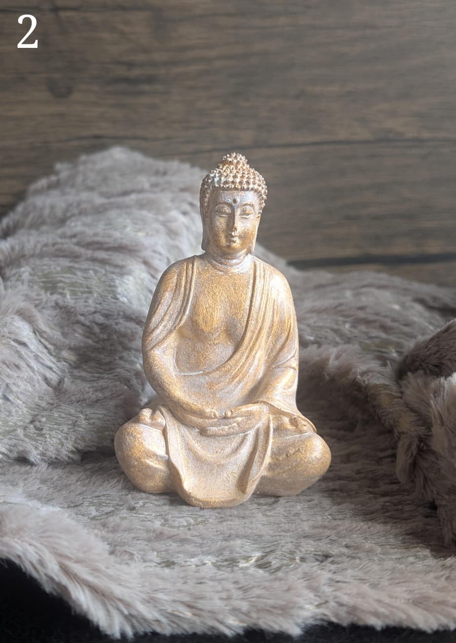 Buddha Figur aus Kunstharz