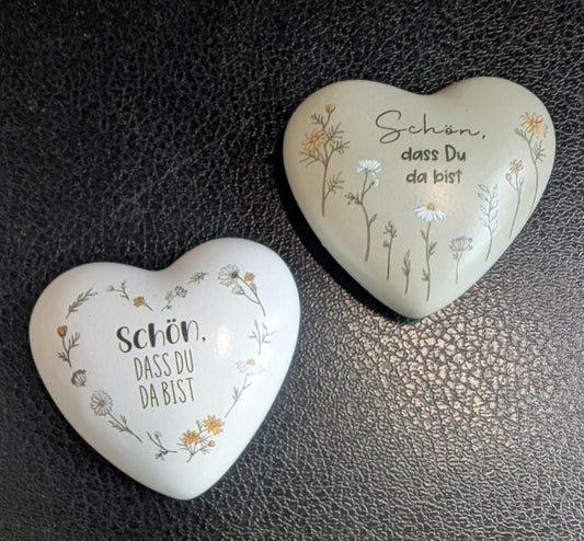 Herz "Schön, DASS DU DA BIST"